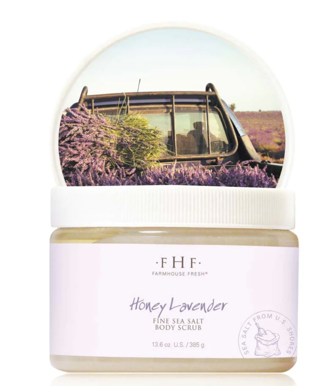 Honey Lavender Sea Salt Scrub
