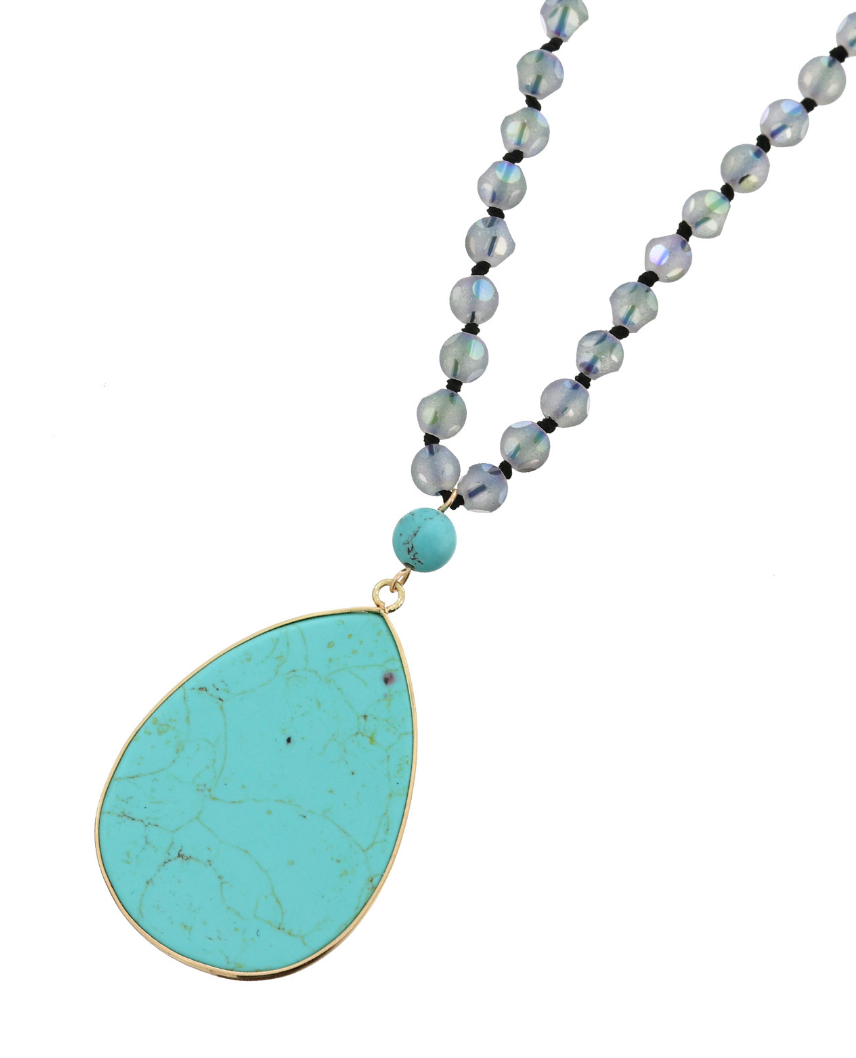 Long Teardrop Necklace