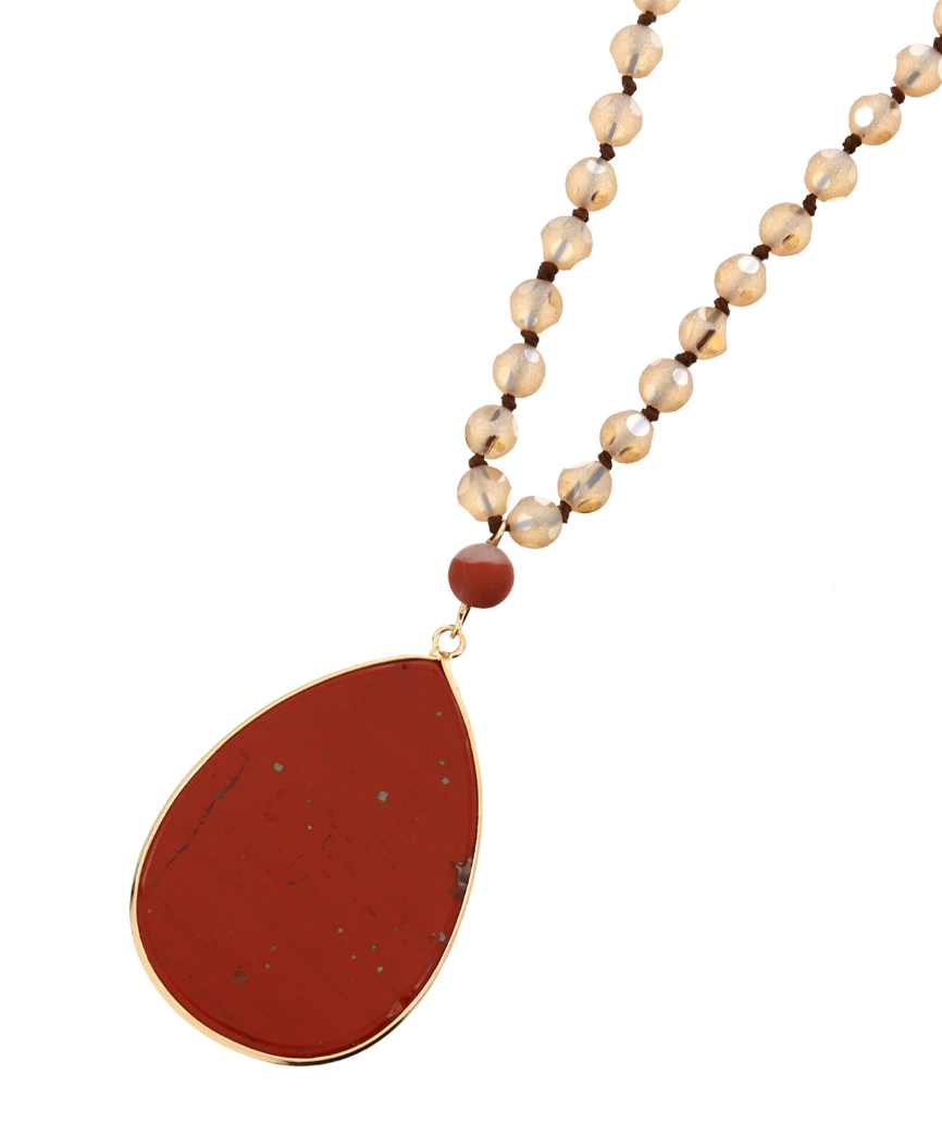 Long Teardrop Necklace