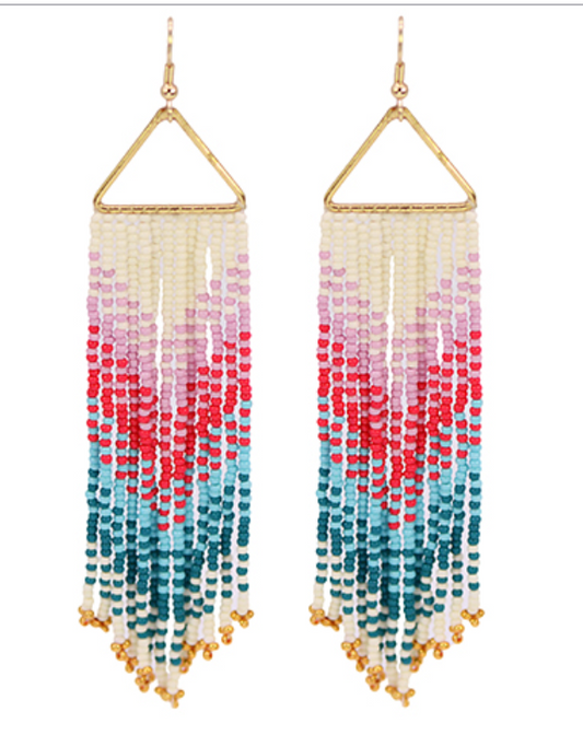Long Fringe Earring